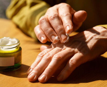 Home Caregiving Skin Tips. Applying skincare