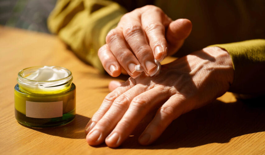 Home Caregiving Skin Tips. Applying skincare